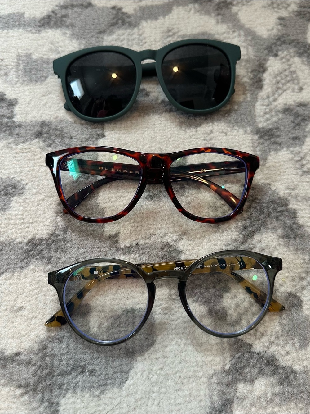 Blenders Eyewear Sunglasses and Blue Light Glasses Bundle of 3 Pairs Sun Women’s